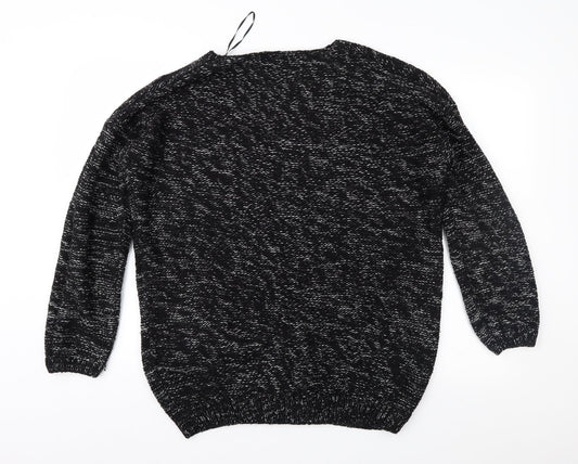 New Look Womens Black   Pullover Jumper Size L