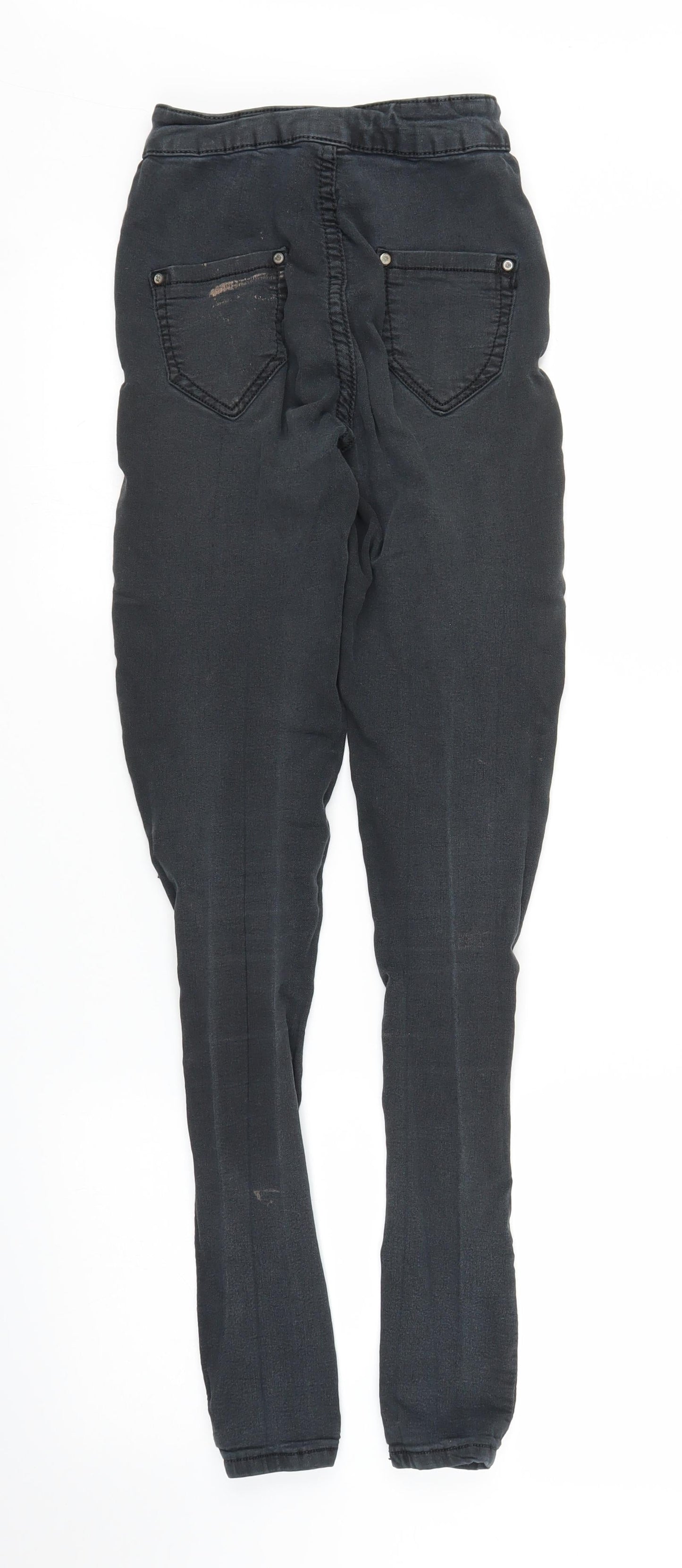 Girl Vivi Womens Black  Denim Skinny Jeans Size 6 L27 in