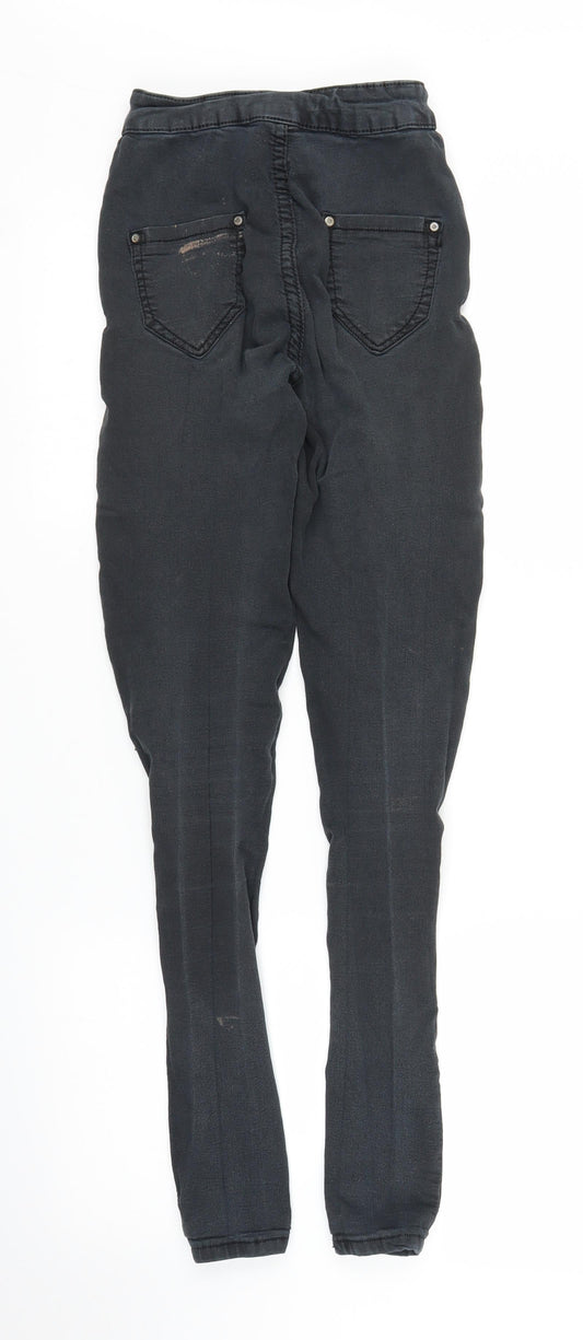 Girl Vivi Womens Black  Denim Skinny Jeans Size 6 L27 in