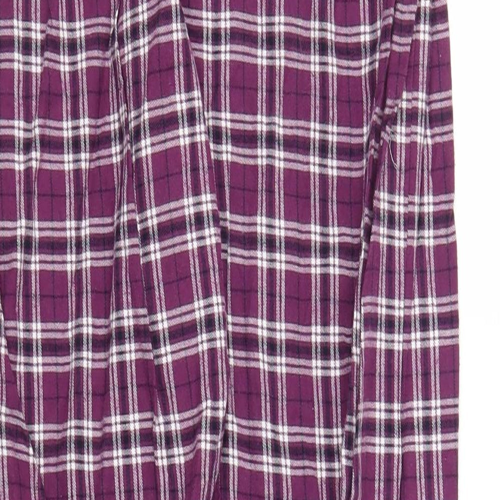 BHS Girls Purple Plaid  Capri Pyjama Pants Size 12-13 Years
