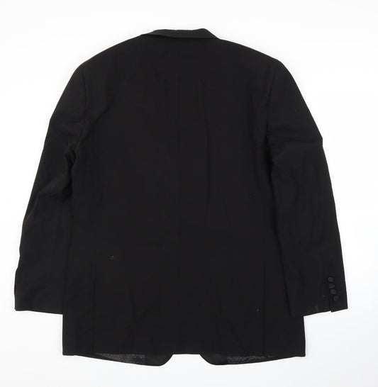 Limited Collection Mens Black   Jacket Suit Jacket Size 42