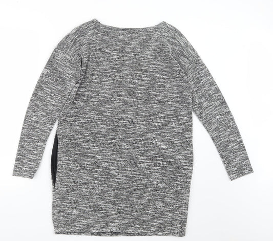 Miss Selfridge Womens Grey   Pullover Jumper Size 10