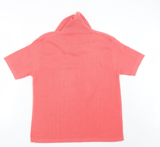 Florida Womens Pink  Knit Pullover Jumper Size M