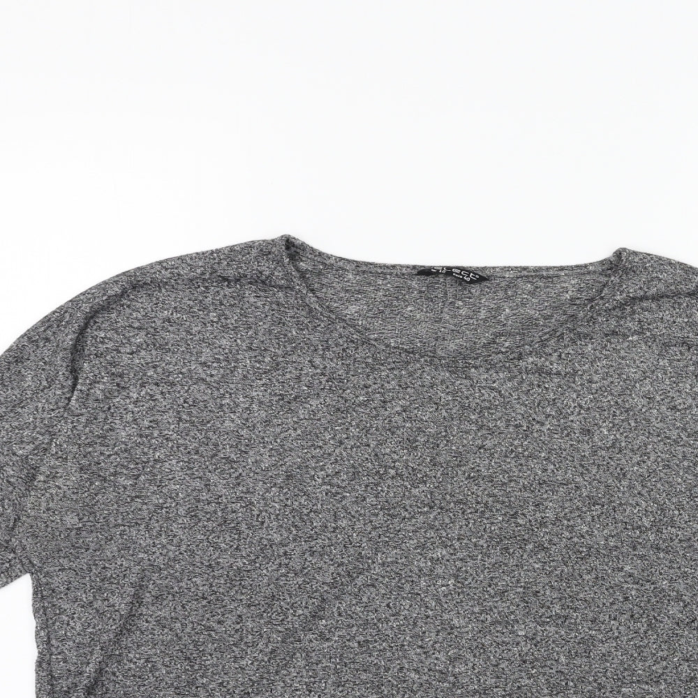 Select Womens Grey   Basic T-Shirt Size 14