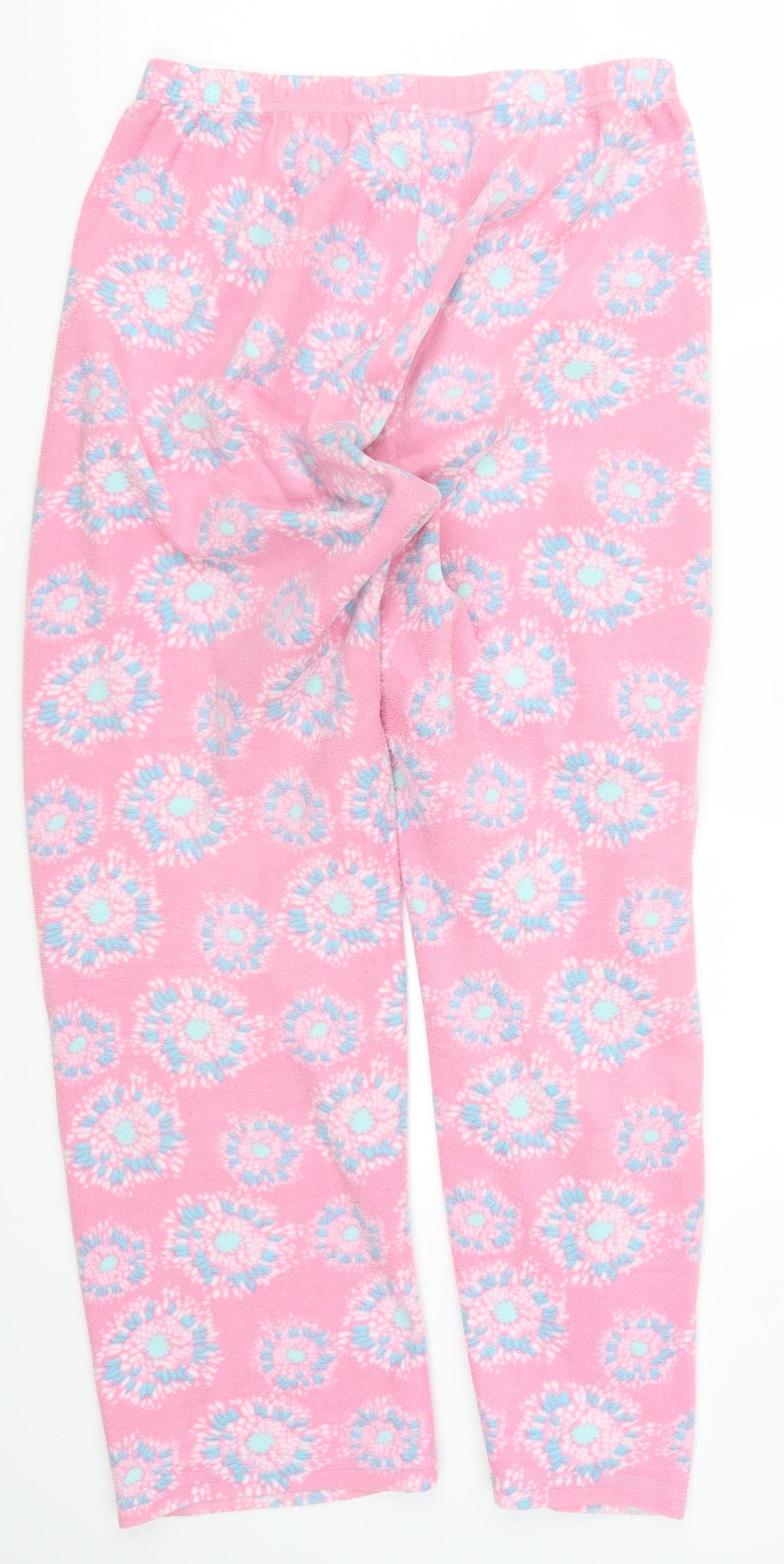 Avenue Womens Pink Geometric  Sweatpants Trousers Size 10 L27 in - Loungewear