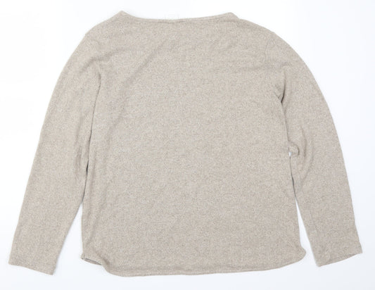 H&M Womens Beige   Pullover Jumper Size S