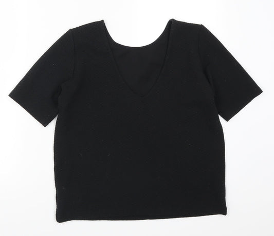 ASOS Womens Black   Basic T-Shirt Size 10