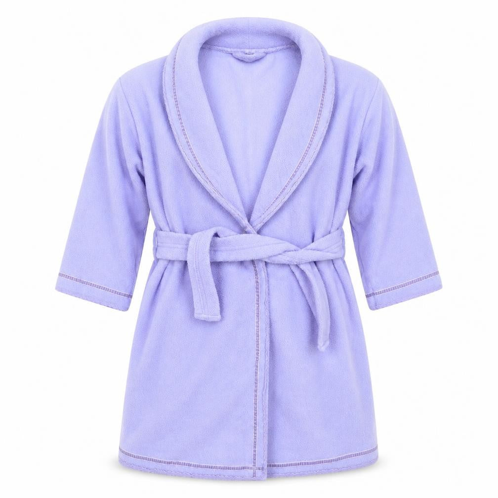 Primark Girls Purple Solid  Kimono Pyjama Top Size 3-4 Years