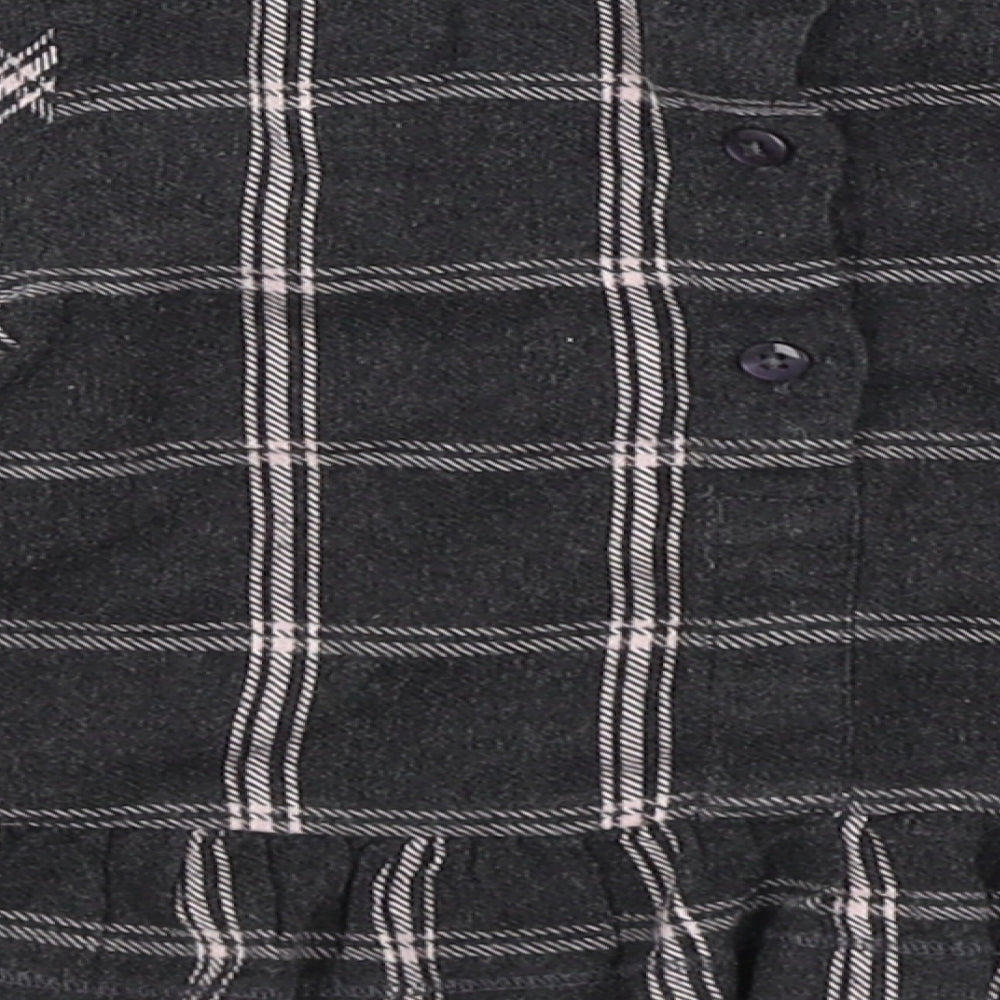 F&F Baby Black Check  Basic T-Shirt Size 6-9 Months