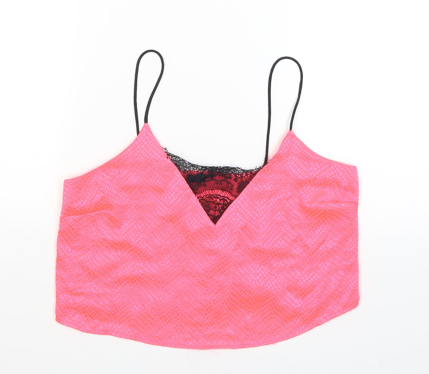 River Island Womens Pink   Cropped Tank Size S