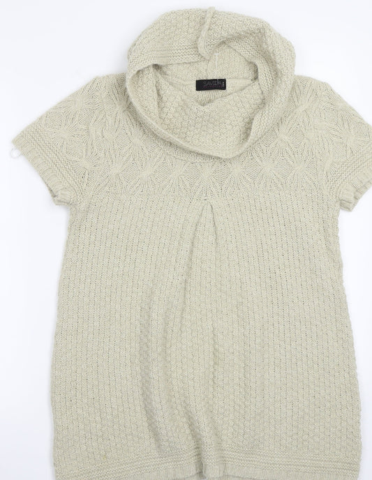 Davida Womens Beige   Pullover Jumper Size 14