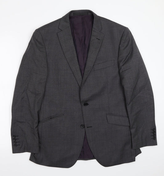 Marks and Spencer Mens Grey   Jacket Suit Jacket Size 40