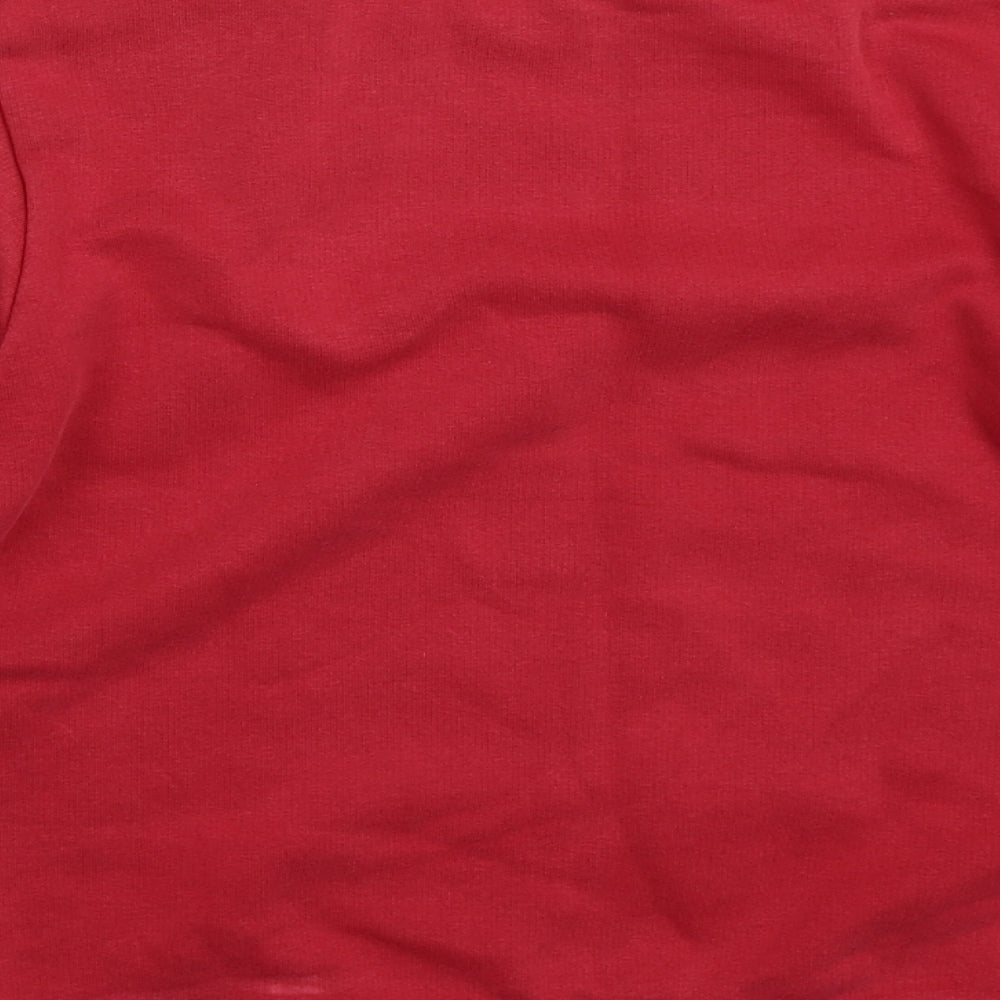 Nutmeg Girls Red   Pullover Jumper Size 5-6 Years