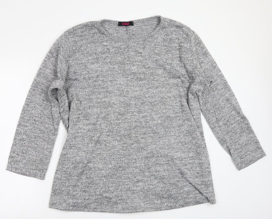 Cruz Womens Grey   Pullover Jumper One Size