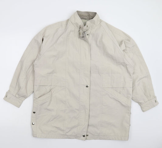 Monique Womens Grey   Jacket  Size 2XL