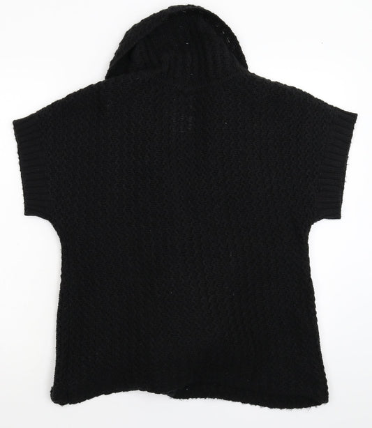 BHS Womens Black  Knit Cardigan Jumper Size 16