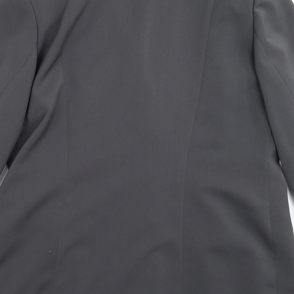 Delire Womens Grey   Jacket Suit Jacket Size L