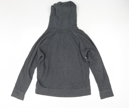 NEXT Girls Grey  Jersey Pullover Hoodie Size 12 Years  - Mountain Explorer