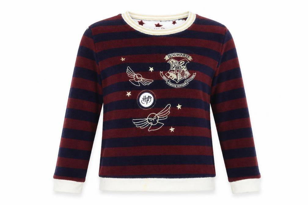 Love To Lounge Womens Blue Striped  Top Pyjama Top Size XS  - Harry Potter