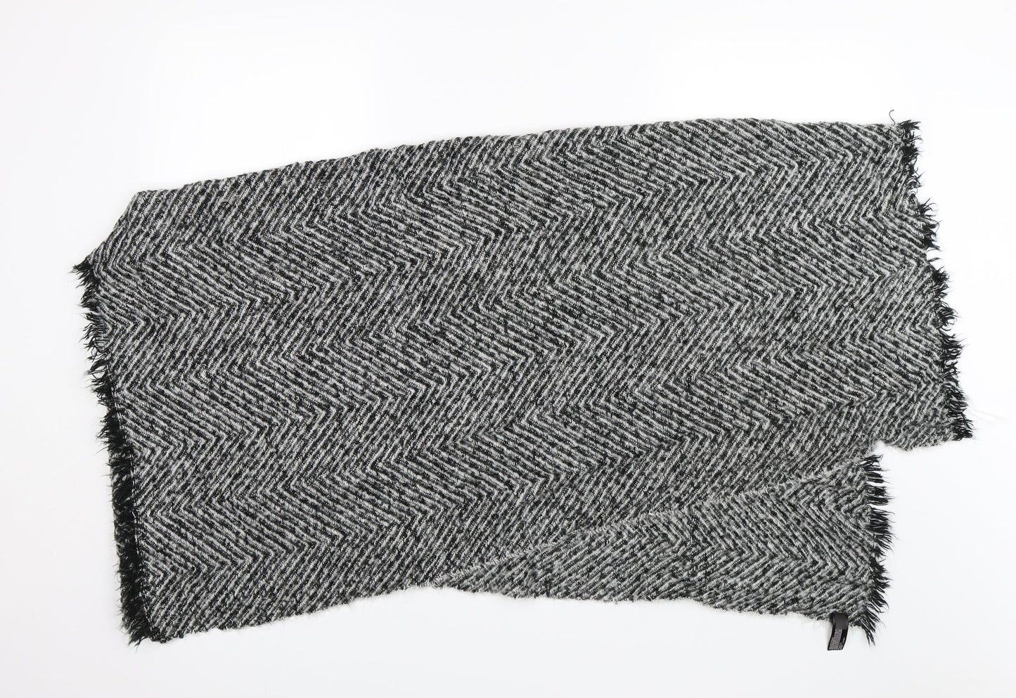 Express Unisex Black Geometric   Shawl/Wrap
