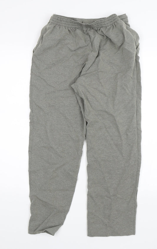 M&S Womens Grey   Trousers  Size 10 L25 in