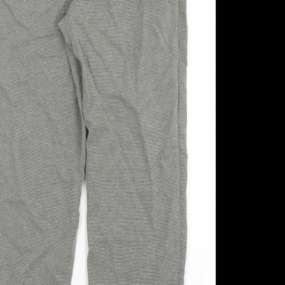 M&S Womens Grey   Trousers  Size 10 L25 in