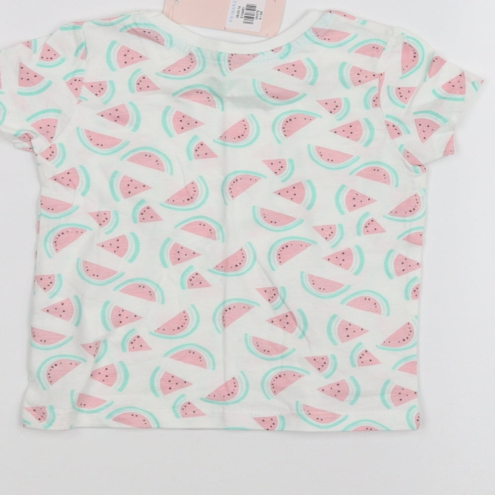 Young Dimension Baby White   Basic T-Shirt Size 9-12 Months