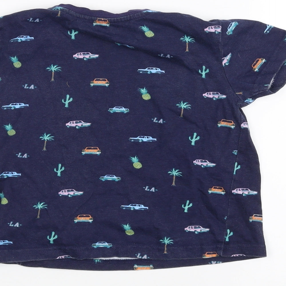 Primark Girls Blue   Basic T-Shirt Size 4-5 Years