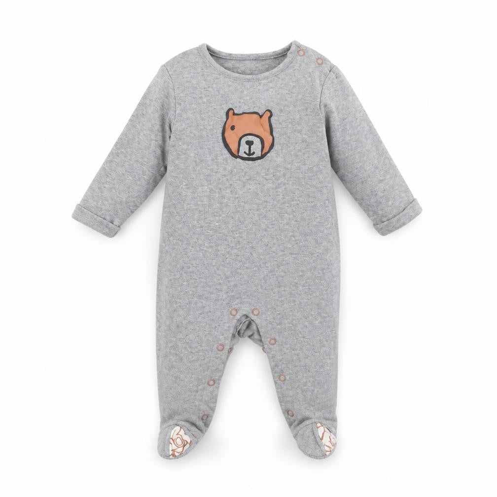 Marks & Spencer Baby Grey   Babygrow One-Piece Size 6-9 Months