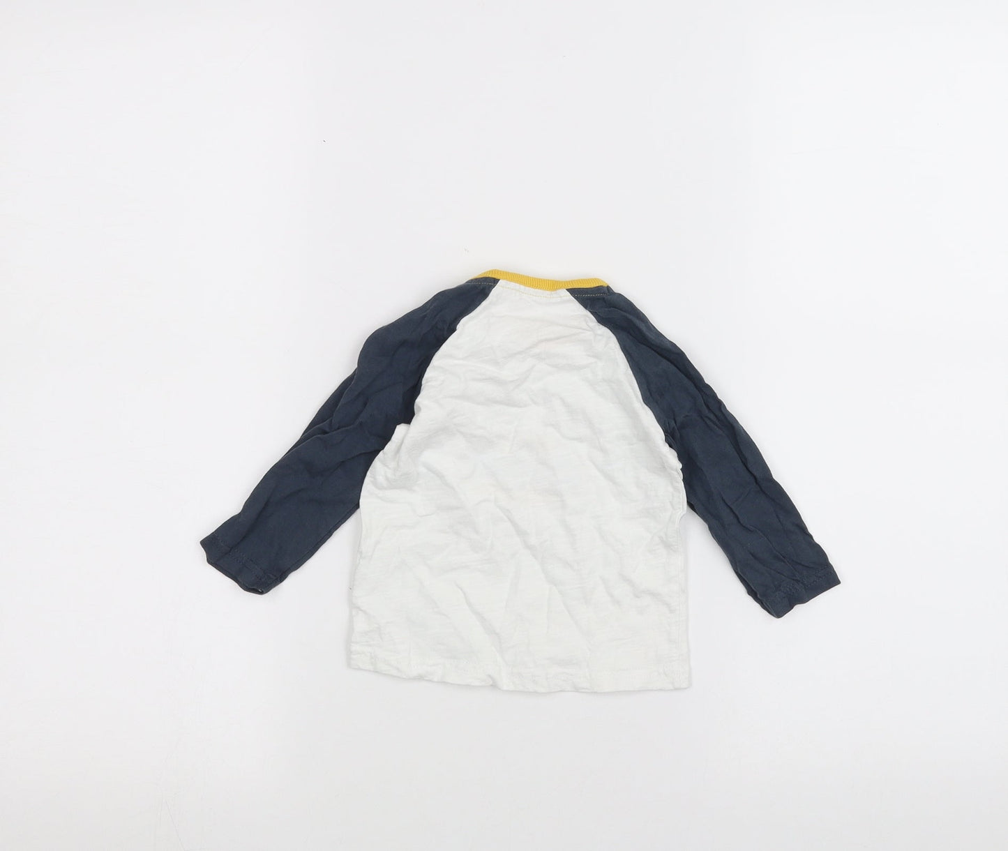 George Baby White   Basic T-Shirt Size 6-9 Months  - BATMAN