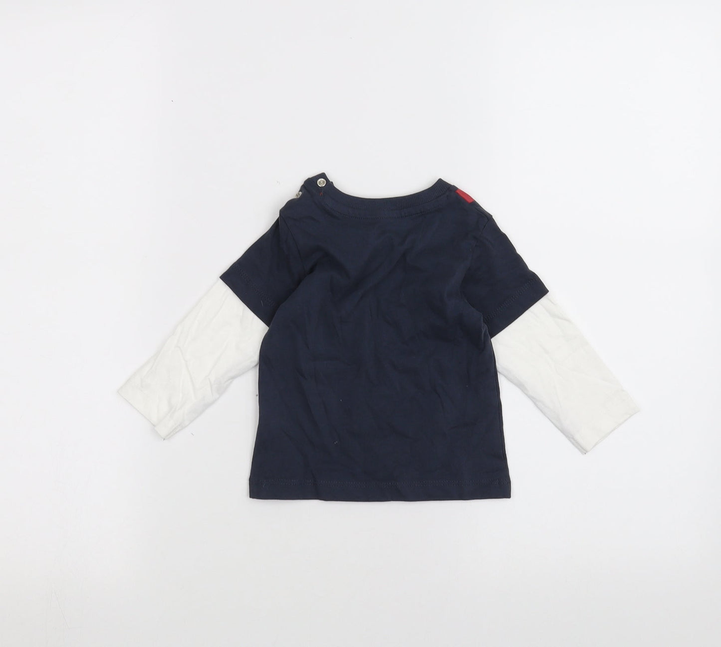 Nutmeg Baby Blue   Basic T-Shirt Size 6-9 Months