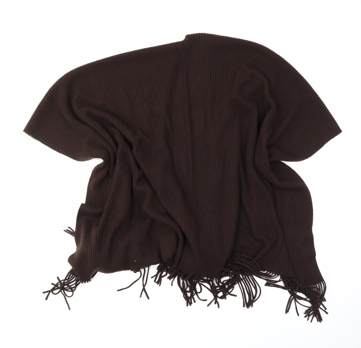 e. Womens Brown   Kimono Poncho One Size