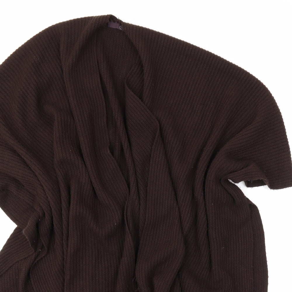 e. Womens Brown   Kimono Poncho One Size