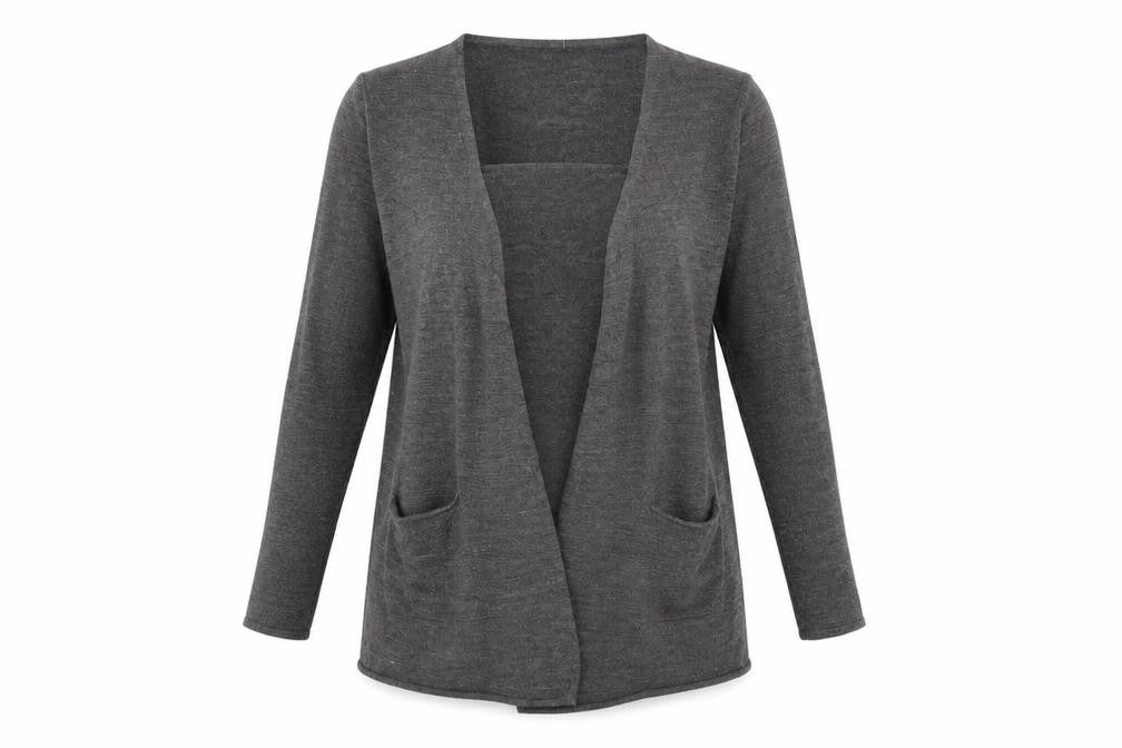 South Womens Grey   Wrap Jumper Size 8