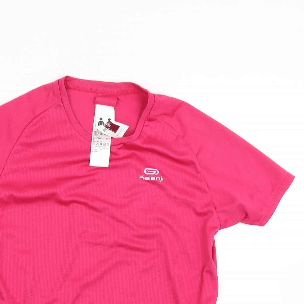 Kalenji Girls Pink   Pullover T-Shirt Size 12 Years