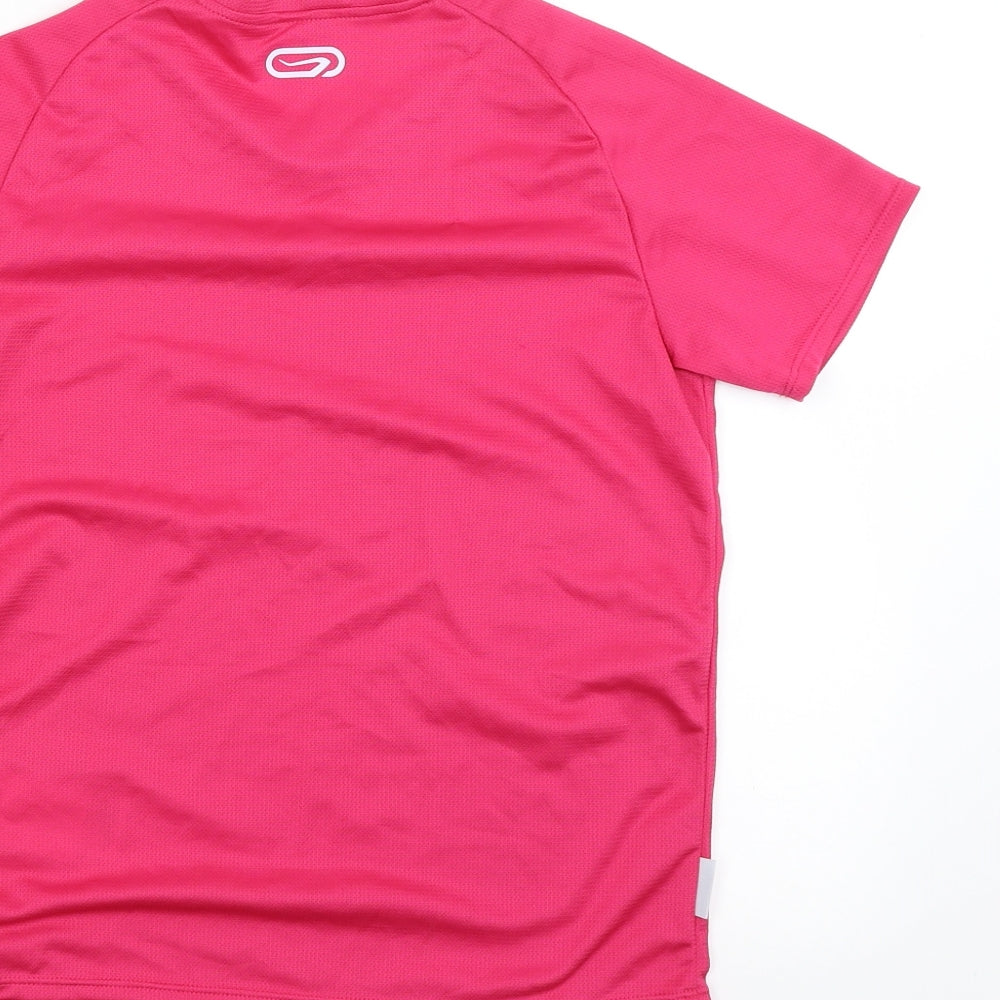 Kalenji Girls Pink   Pullover T-Shirt Size 12 Years