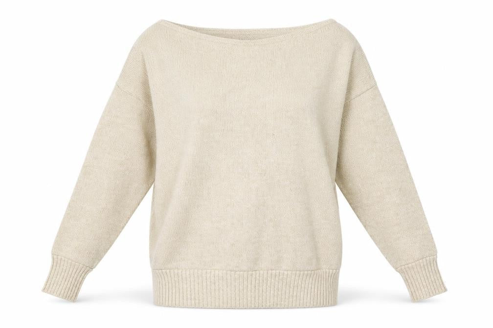 The Rock Rev Womens Beige  Knit Pullover Jumper Size M