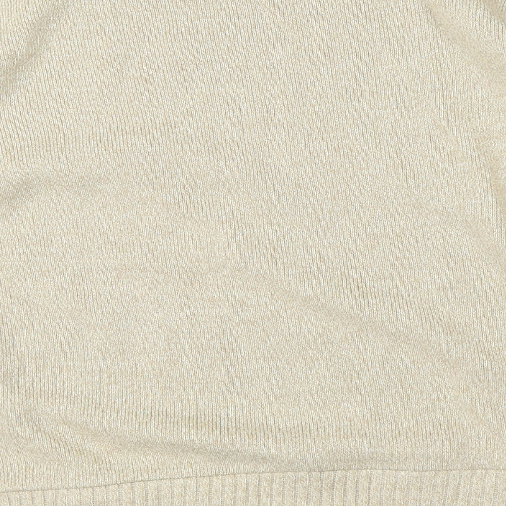 The Rock Rev Womens Beige  Knit Pullover Jumper Size M
