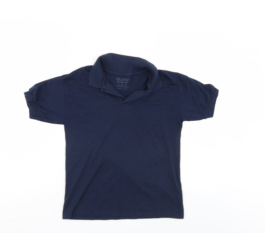 Gildan Boys Blue   Basic Polo