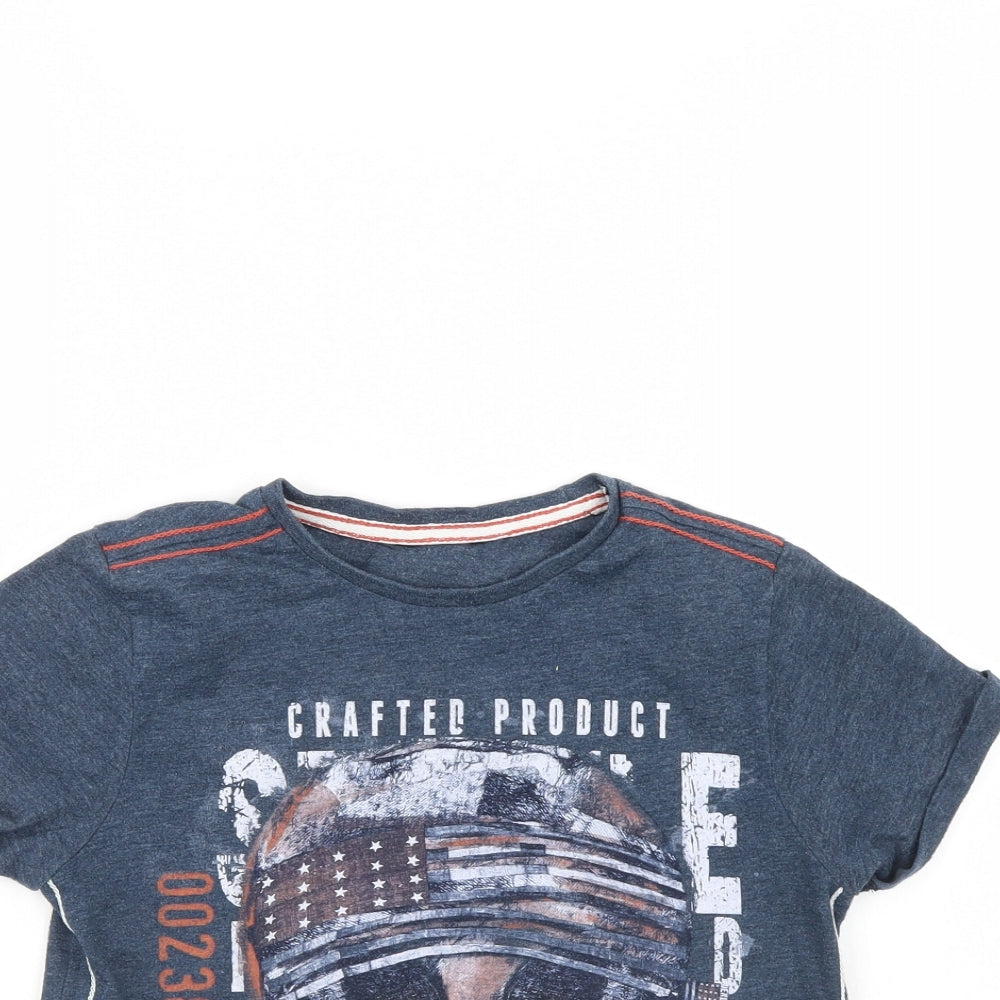 George Boys Blue   Basic T-Shirt Size 8-9 Years