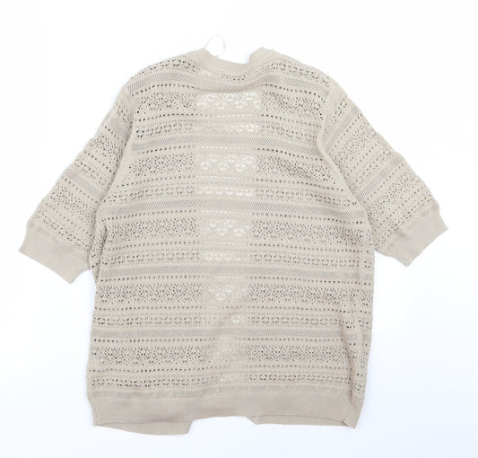 BHS Womens Beige   Cardigan Jumper Size 12