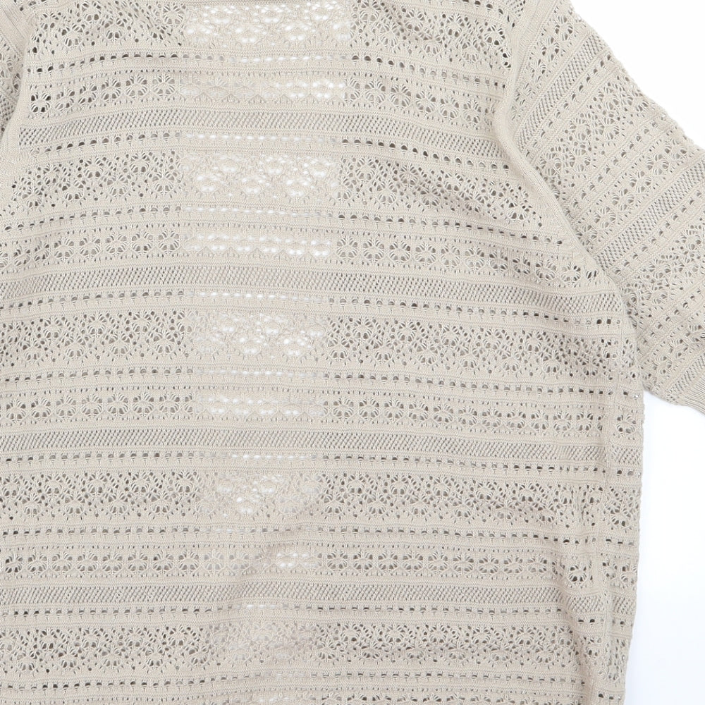 BHS Womens Beige   Cardigan Jumper Size 12