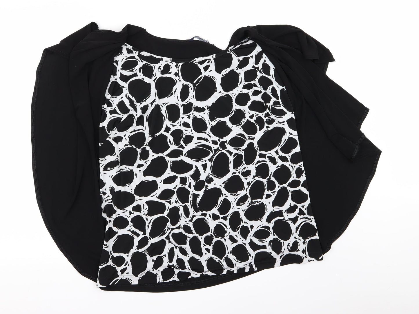 Preworn Womens Black   Basic T-Shirt Size 16