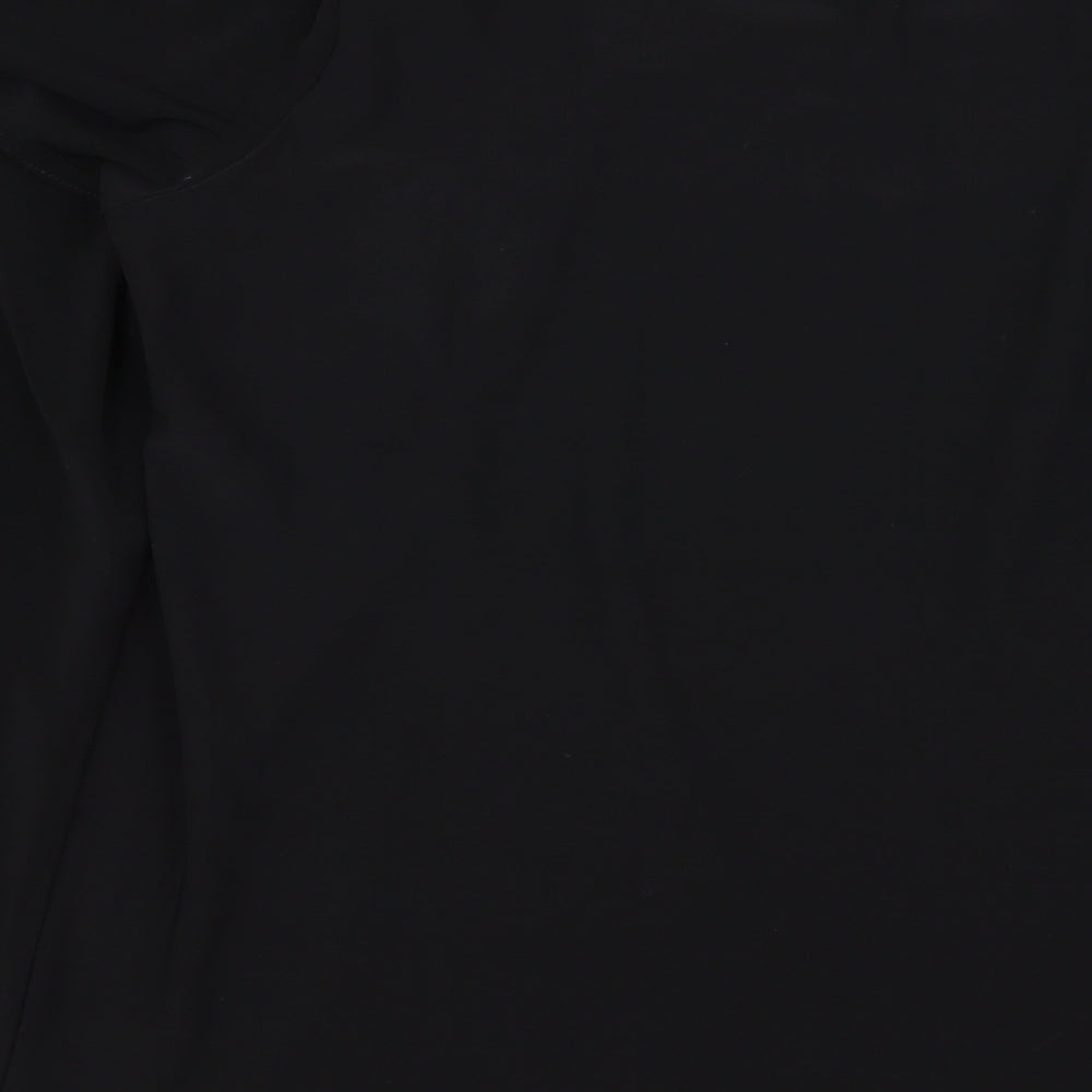 Preworn Womens Black   Basic T-Shirt Size 16