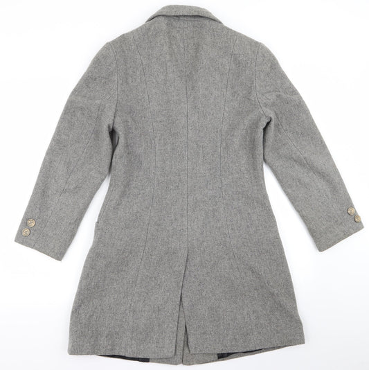 Clockhouse Womens Grey   Overcoat Jacket Size 10