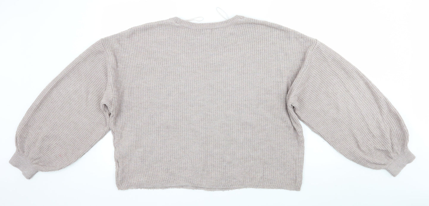 New Look Womens Purple   Pullover Jumper Size M
