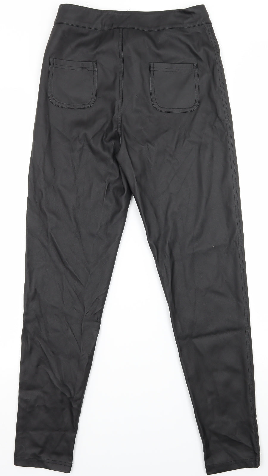 PRETTYLITTLETHING Womens Black    Trousers Size 8 L26 in
