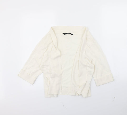 BHS Womens Ivory   Cardigan Jumper Size 16