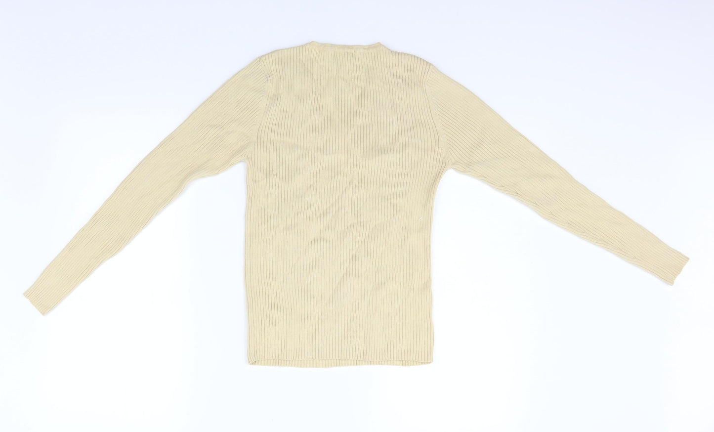 Dunnes Stores Womens Beige  Knit Pullover Jumper Size 10