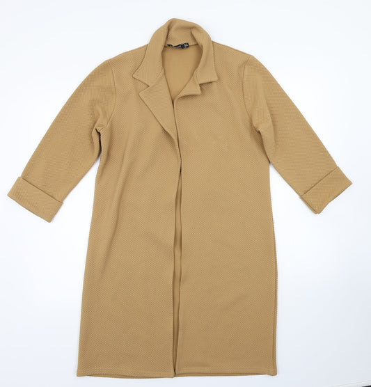Booho Womens Brown   Overcoat Jacket Size 12  - overcoat